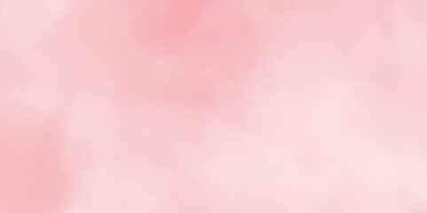 grunge and stained Pink ink and watercolor textures on white paper background, brush painted watercolor abstract painting background, fresh and blurry pink cloud sky on art graphics.