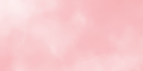 grunge and stained Pink ink and watercolor textures on white paper background, brush painted watercolor abstract painting background, fresh and blurry pink cloud sky on art graphics.