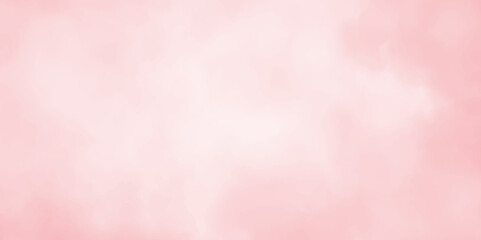 grunge and stained Pink ink and watercolor textures on white paper background, brush painted watercolor abstract painting background, fresh and blurry pink cloud sky on art graphics.