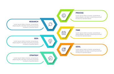 Infographic design with icons and options or steps. Thin line vector. Infographic business concept...