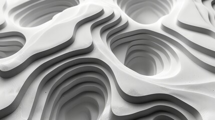 Obraz premium Abstract Topographic Background for Design Generative AI