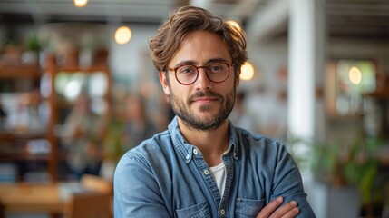 Stylish Header for Professional CV on White Background Generative AI