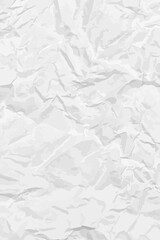 White clean crumpled paper