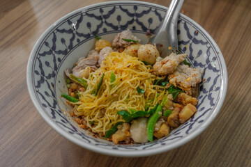 Menu “Sukhothai Tom Yum Noodles”