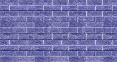 Deep Navy Blue brick wall texture used to make background suitable for interior and exterior home.