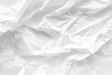 Texture of Crumpled White Paper Background Ideal for Posters and Design Projects