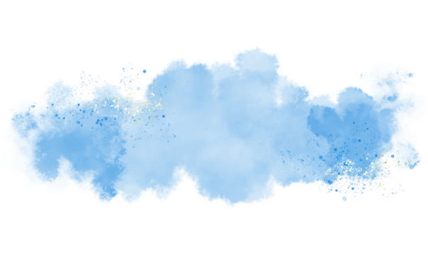 Pastel sky blue, green or navy watercolor brush stroke splash with luxury golden frame and glitter gold lines round contour frame for banner or logo wedding elements