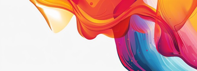 Abstract Graphic Design Banner for Social Media Generative AI