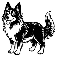 cute-hand-drawn-animal---belgian-sheepdog--cartoo