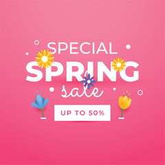 Spring Sale Design Illustration Collection