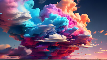 cloud aesthetic simple background