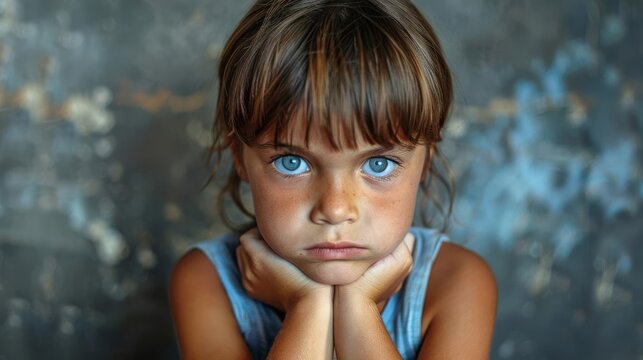 Highlight the powerlessness of the child caught in the middle of the adult conflict,