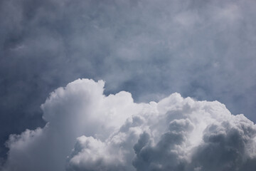 Summer blue sky cloud gradient light white background. Beauty clear cloudy in sunshine calm bright winter air bacground. Gloomy vivid cyan landscape in environment day horizon skyline view spring wind