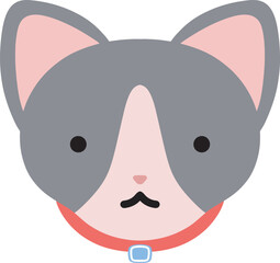 cute cat emoji vector with a range of expressions