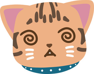 cute cat emoji vector with a range of expressions