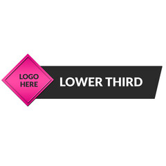 News Lower third Label banner 