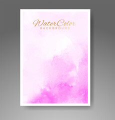 Cards with watercolor background. Design for your cover, date, postcard, banner, logo.