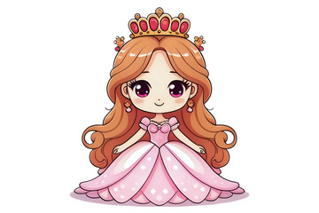 cartoon little princess © Bikibaam75
