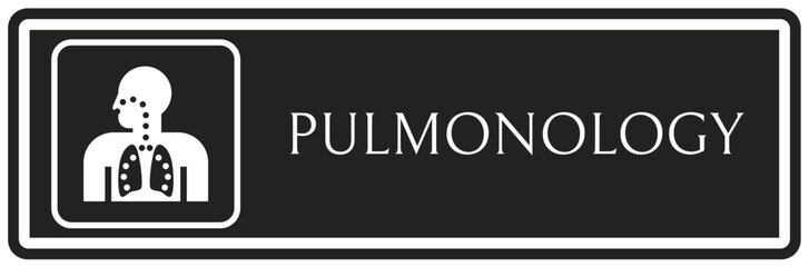Obraz premium Pulmonology sign