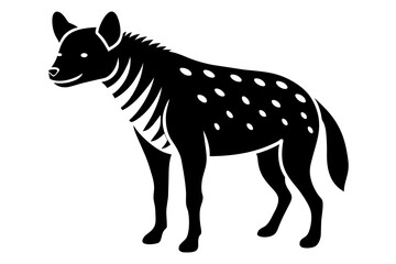 hyena cartoon vector illustration