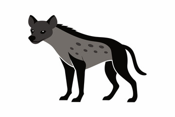 hyena cartoon vector illustration