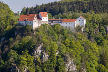 Burg Wildenstein bei der Gemeinde Beuron, Oberes Donautal auf der Schwäbischen Alb
