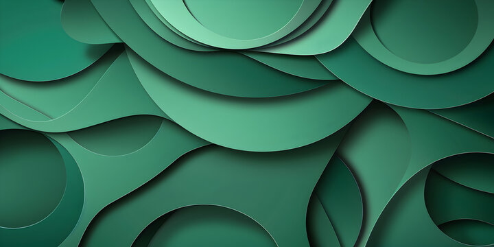 Abstract background design Rough Cal Poly Green Color, Forest Green and Moss Green Wavy Abstract Wallpaper