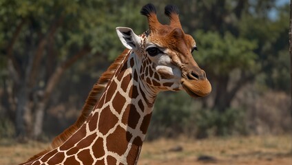 giraffe in the zoo have awesome look