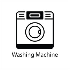 Washing Machine Vector icon