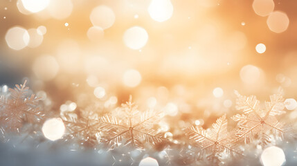 Fototapeta na wymiar Sparkle snow snowflake winter wonderland Christmas.