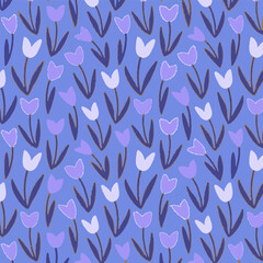 floral Pattern Design Art Blossom Illustration Vector Art , Suitable for fabric Textille Print