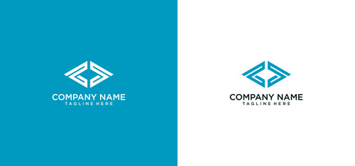 Set of creative letter c modern liner digital technology logo design
