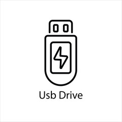 Usb Drive Vector icon