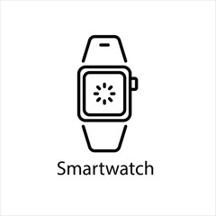 Obraz premium Smartwatch Vector icon