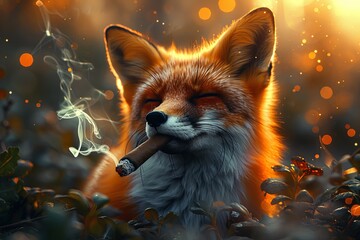 Enigmatic Fox: A Sophisticated Cigar Affair