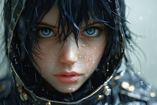 Catboy Cyborg: Anime-Inspired Digital Portrait with Trend-Worthy Appeal