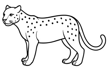  jaguar cartoon vector illustration
