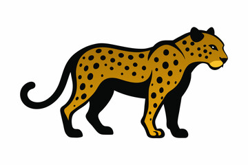  jaguar cartoon vector illustration