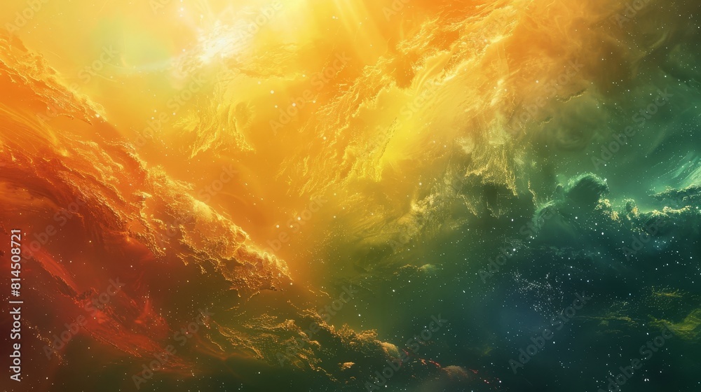 Wall mural opacity and transparency variations create celestial atmosphere wallpaper