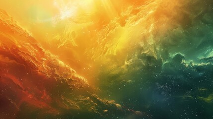 Opacity and transparency variations create celestial atmosphere wallpaper