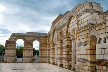 Obraz premium Great Basilica of Pliska, Bulgaria