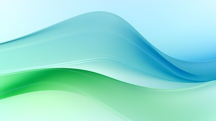 Digital technology blue and green abstract curve poster PPT background