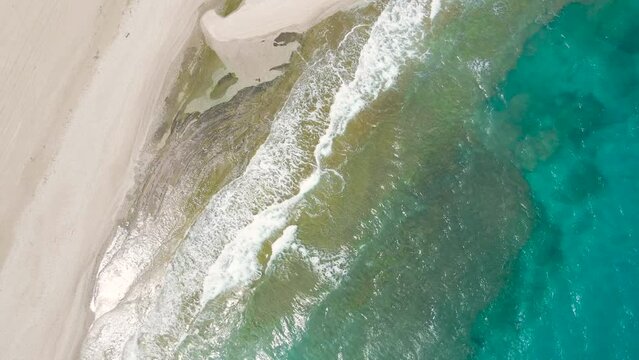 Aerial footage of Potamia in Evia Greece
