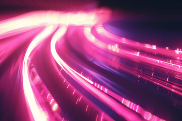 abstract background with highspeed pink and neon lights symbolizing connection, fidelity and constancy 