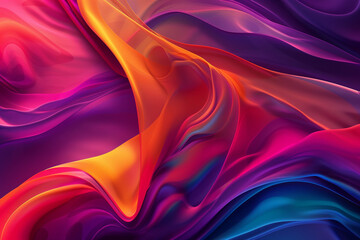 Obraz premium abstract background with waves, abstract colorful background, background with vibrant colors 