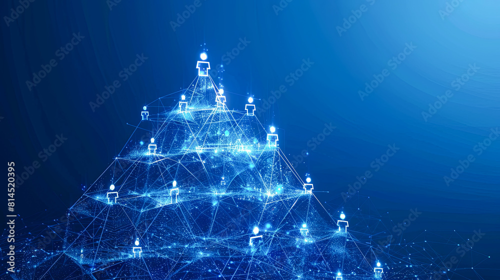 Poster abstract artificial intelligence (ai), machine learning and cloud computing concept. technology back