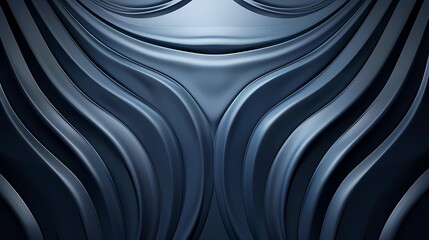Digital technology blue silver futuristic abstract lines poster PPT background