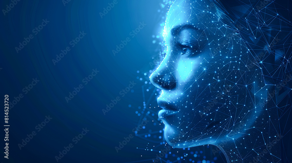 Poster artificial intelligence (ai), machine learning and big data concept. 3d rendering