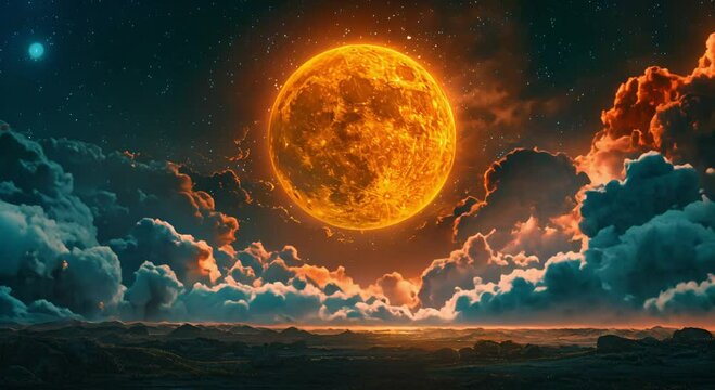 Bright moon