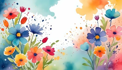 Design a background with whimsical watercolor flow upscaled_20